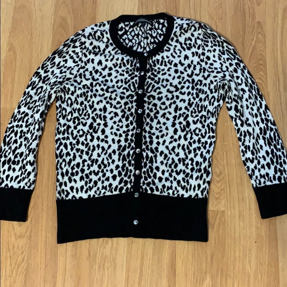 Cheetah Print Cardigan